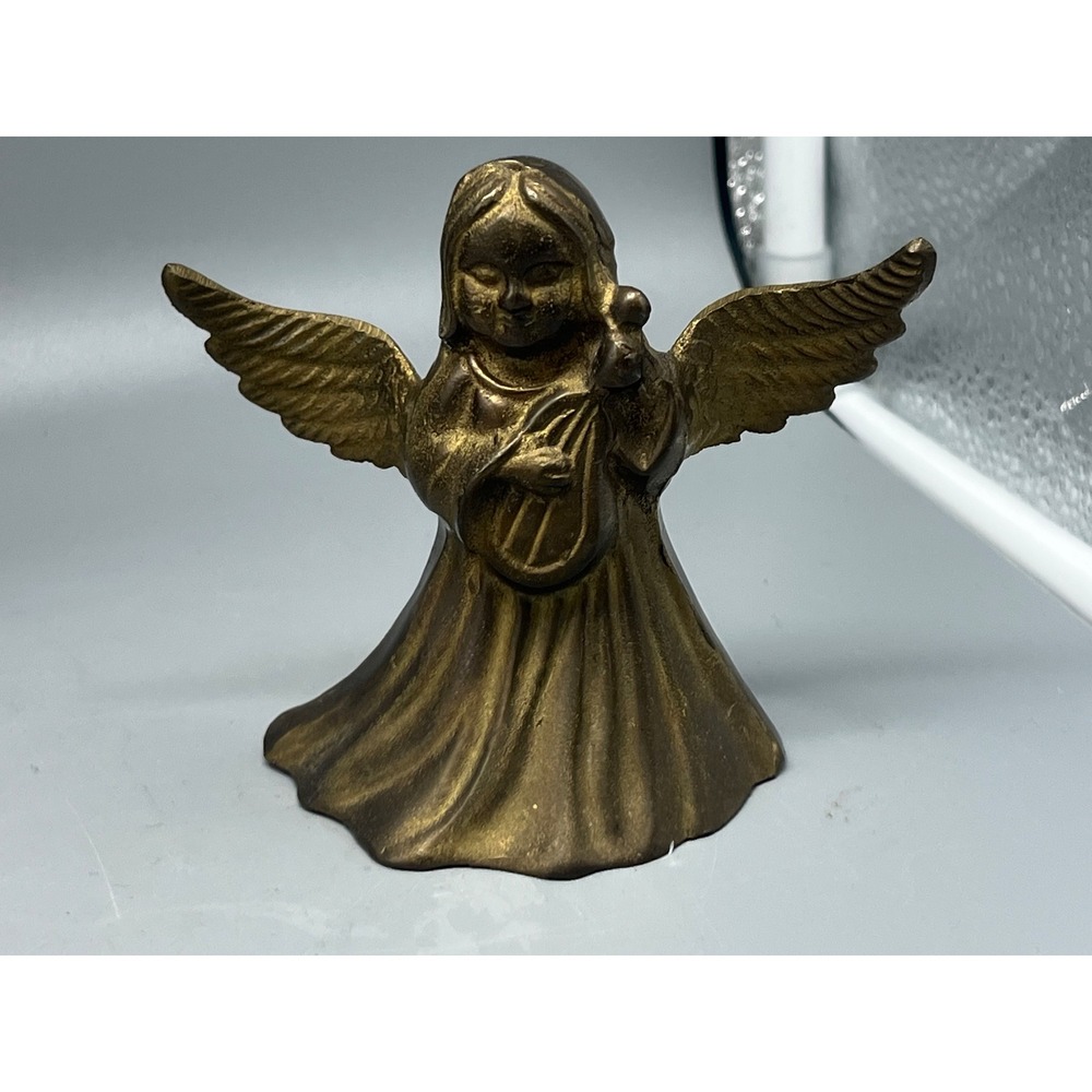 Vintage Brass Angel Bell 3.5‎ " India